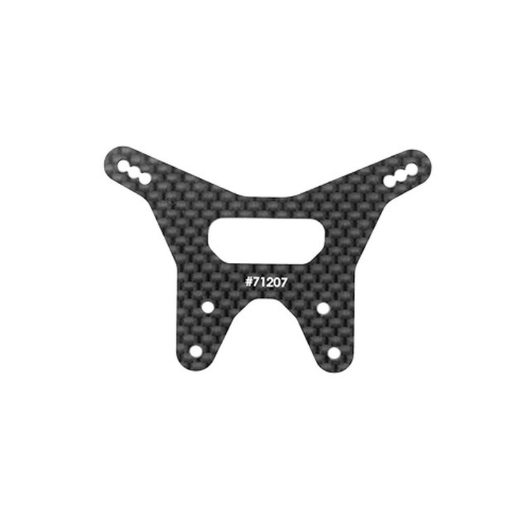 Team Associated - RC10T7 Front Shock Tower, Carbon Fiber - 71207