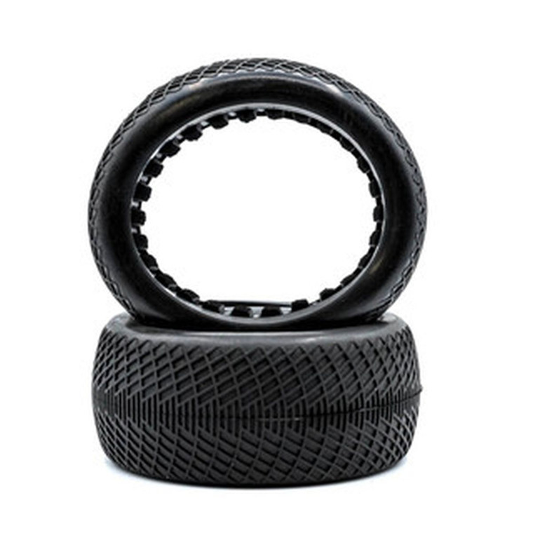 Raw Speed - Radar - 1/8 TRUGGY Tires w/ Inserts (1 Pair) Soft (Yellow) - 180203SB