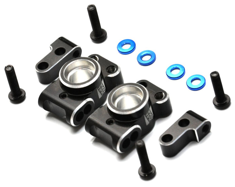 Exotek Racing - RC10 HD Rear Hubs, Adjustable, 7075 for use with M3 Ball Stud - 2363