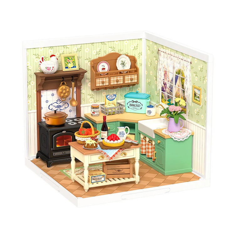 Robotime - Farmhouse Kitchen, DIY Miniature House - DW024