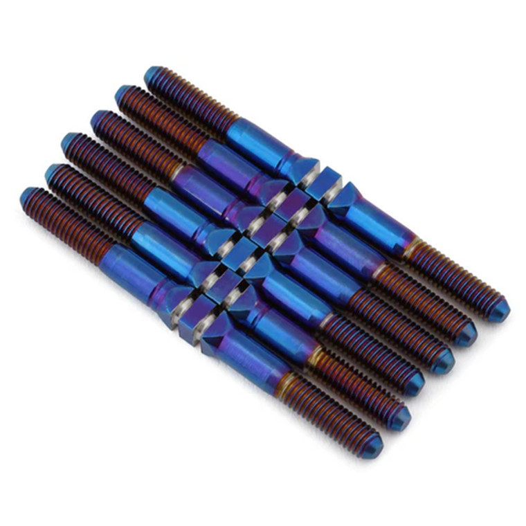 Whitz Racing Products - Team Associated B7.1 HyperMax TItanium Turnbuckle, Blue - -AEB71-HM3