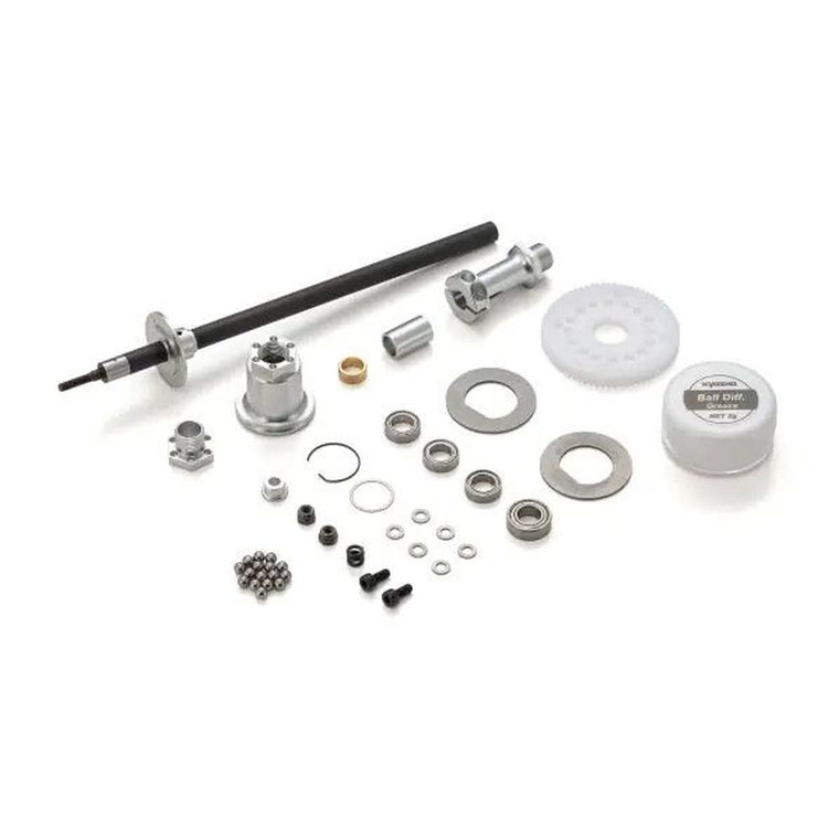 Kyosho - 6mm Ball Diff. Set (Carbon Sha - EFW007S