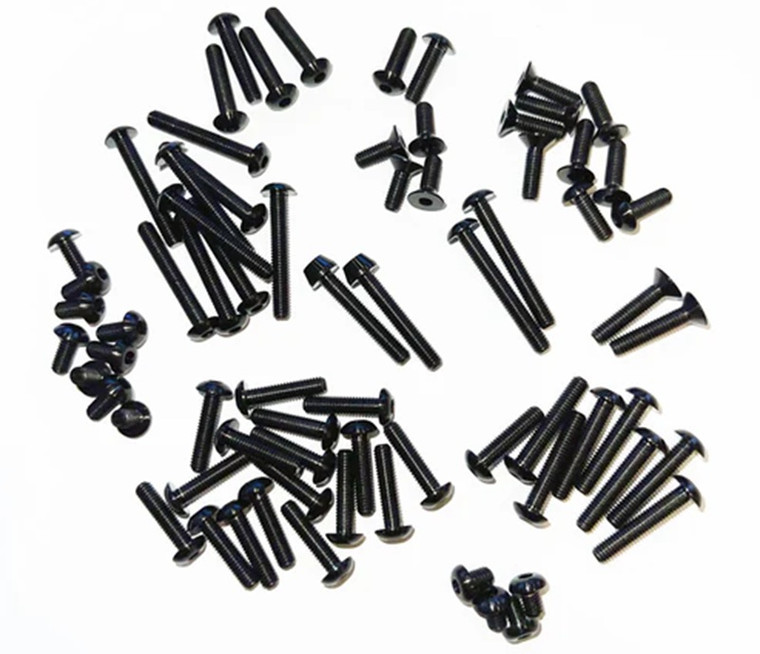 Whitz Racing Products - Schumacher Cat L1 - HyperLite 2.5MM Titanium Upper Screw Kit - -SCHL1-TS-B