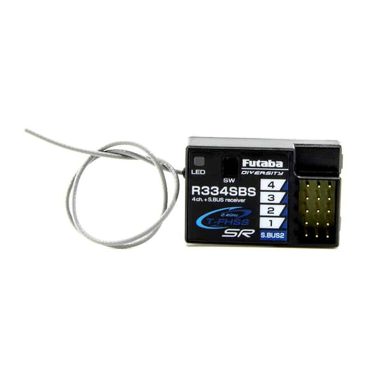 Futaba - R334SBS 4-Channel Receiver (SR/T-FHSS/S.Bus2) - 01102246-1