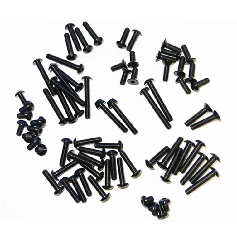 Whitz Racing Products - Schumacher LD3 HyperLite Titanium Upper Screw Kit, - -LD3-TS-B