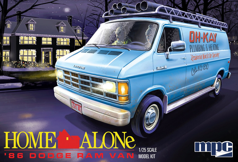 MPC Model Kits - 1986 Dodge Ram Van 'Home Alone' 1:25 - 1032