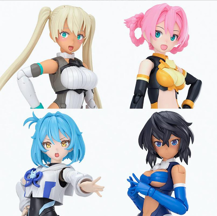 Bandai - Gundam Models - 30MS Option Hair Style Parts Vol-13 4typ - 9058880