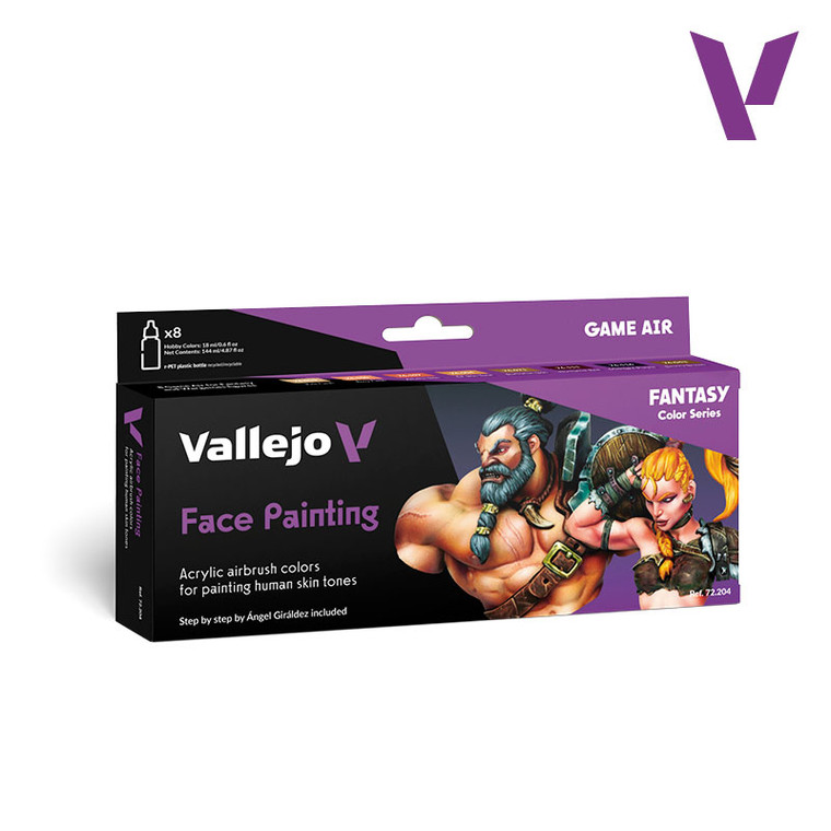 Vallejo Acrylic Paints - Game Air Set Face Painting A.Giraldez - 72204