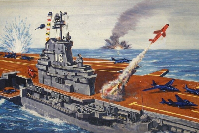 Atlantis Models - USS Lexington(CV16)Carrier 1:500 - 607
