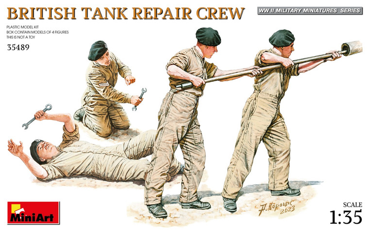 Mini Art Models - British Tank Repair Crew 1:35 - 35489