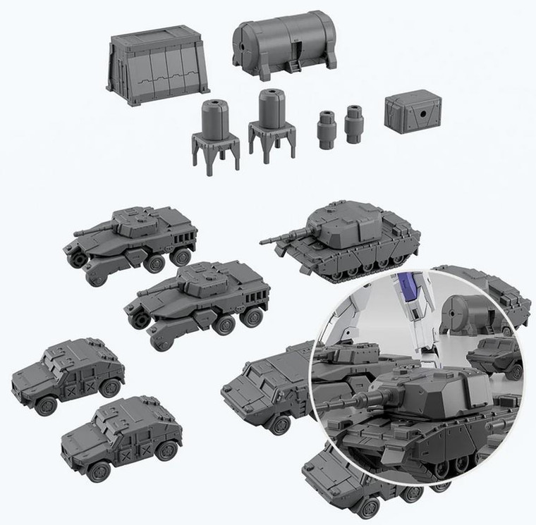 Bandai - Gundam Models - 30MM Option Parts Set 24 Multi Object 1 - 2825350