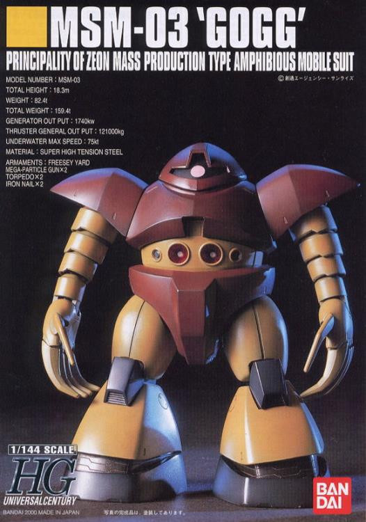 Bandai - Gundam Models - See 75573 MSN-03 Gogg - 1075573
