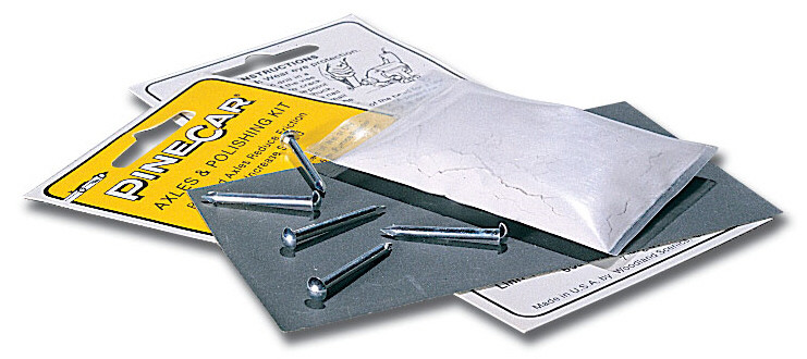 Pinecar - Axles & Polishing Kit - 359