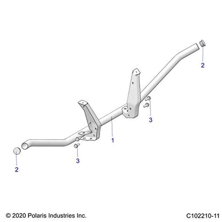 Polaris 1021569-630 Lime Squeeze Rear Support Rack Sportsman XP Lifter High 1000