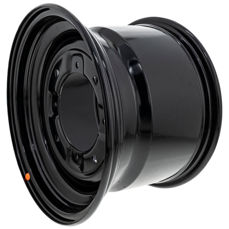 Polaris 1523444-067 Gloss Black Rear 900lb 12x8 Rim 2007-2023 Ranger 500 570 EPS