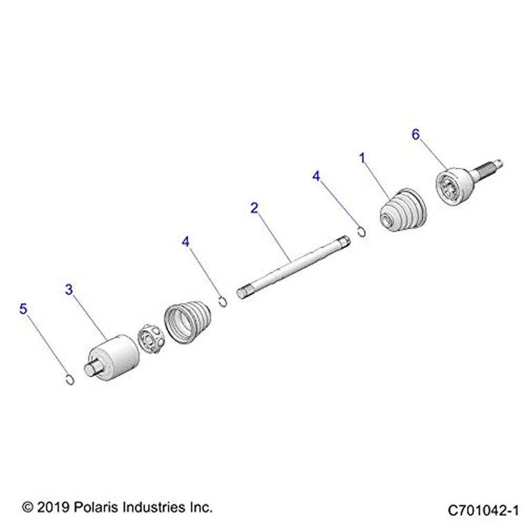 Polaris 2206424 Bar (Pr-329) RZR ACE 150 500 570 900