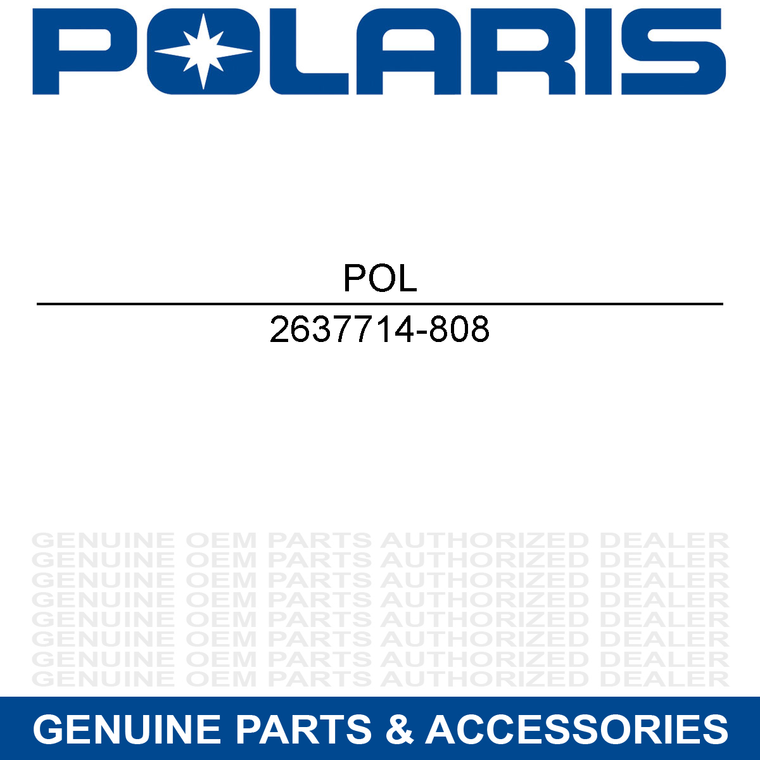 Polaris 2637714-808 ASM-CAB,REAR,MT.ORG RUST
