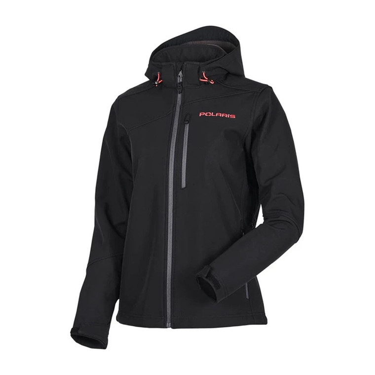 Polaris Womens Softshell Snowmobile Jacket Black