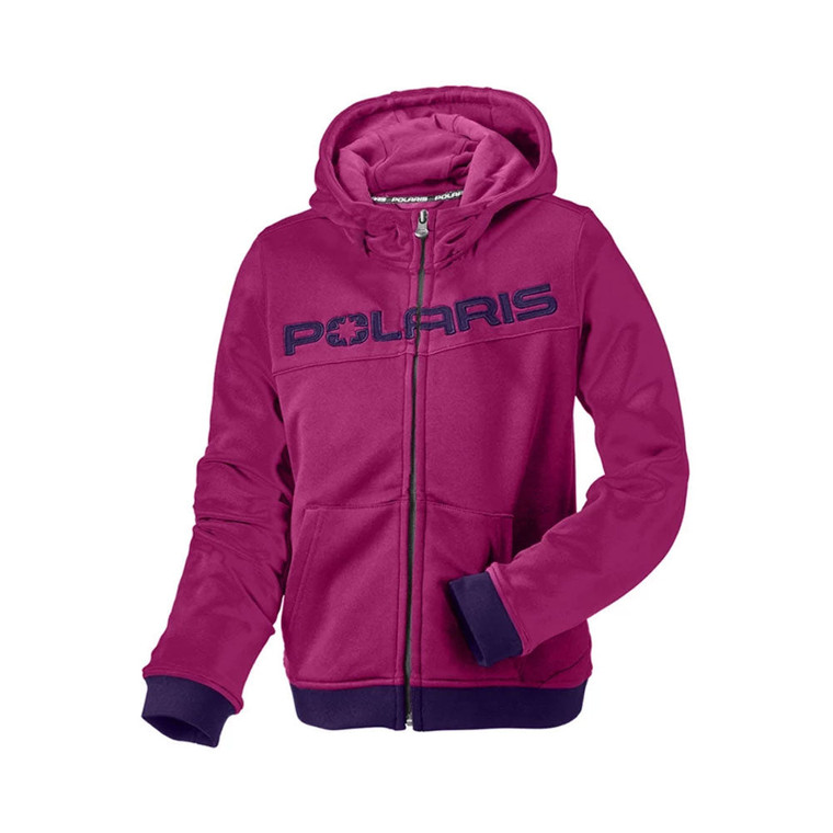 Polaris Youth Tech Full Zip Hoodie Jacket Purple
