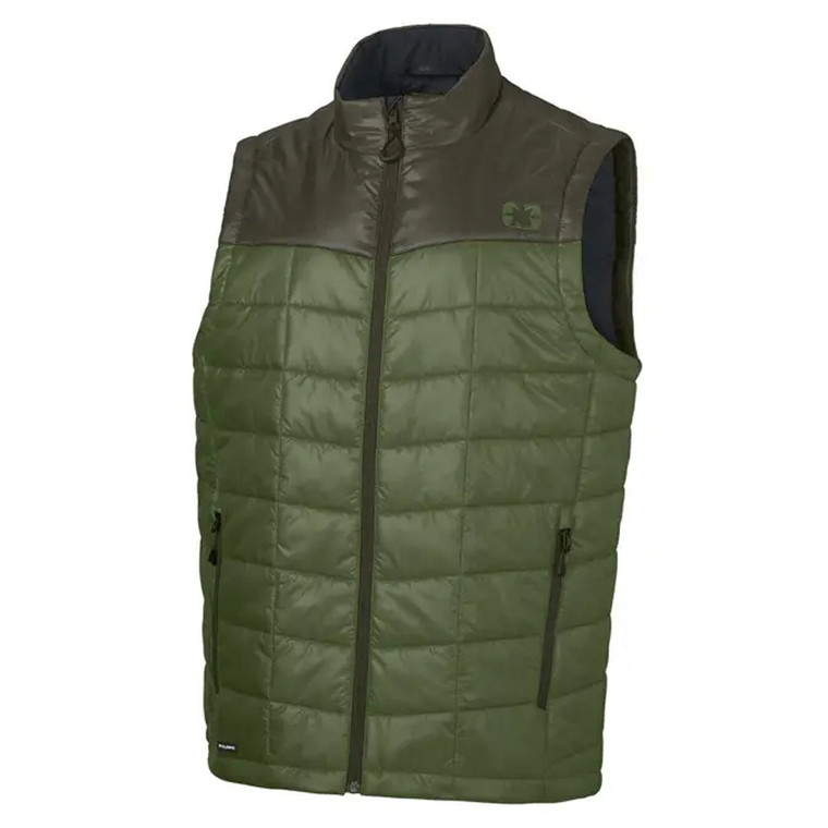 Polaris Men's Roseau Quilted Vest Green