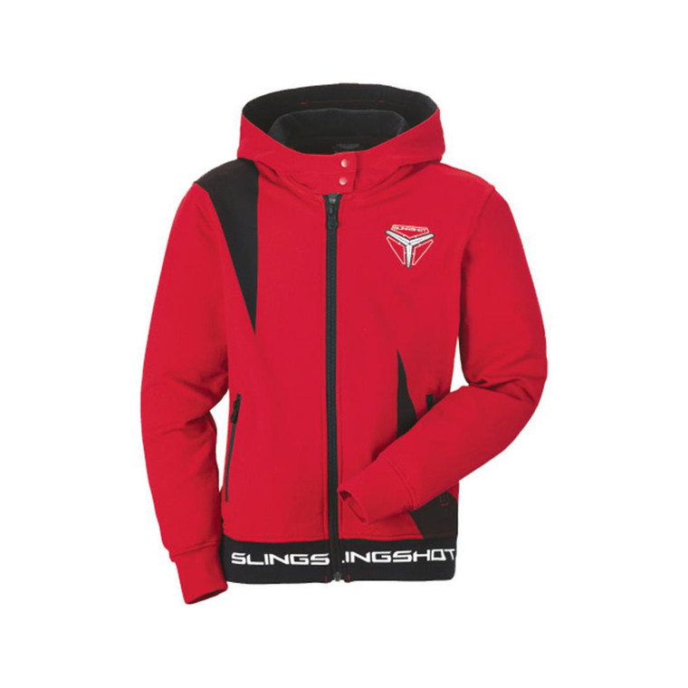 Youth Slingshot Groove Full-Zip Hoodie Red