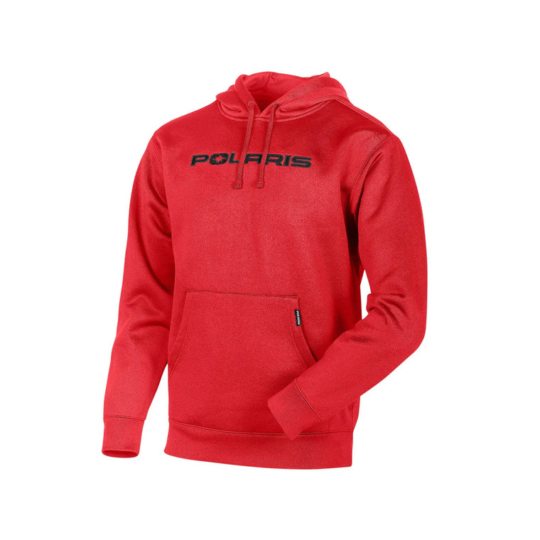 Polaris Mens Staple Hoodie Warm Soft Comfortable Lightweight Red