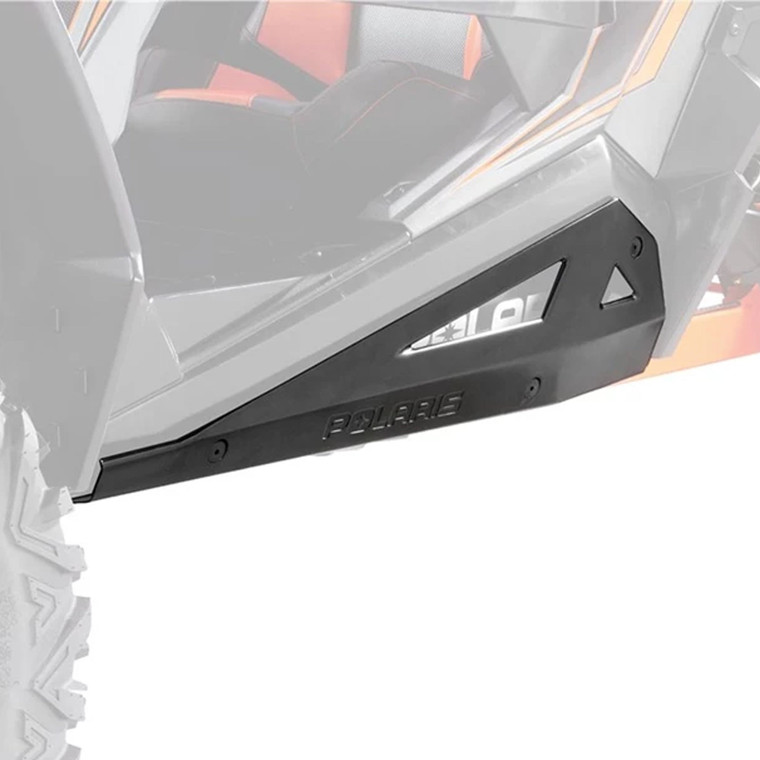 Polaris 2879498-458 Black Steel Low Profile Rock Sliders 2-Seat RZR 1000 900