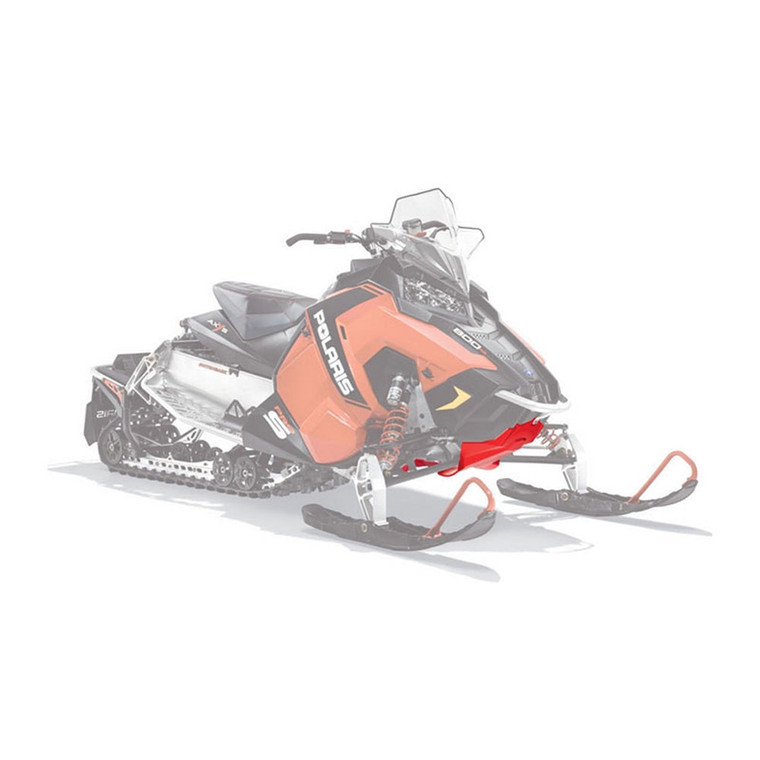 Polaris 2880383-293 Red Ultimate Skid Plate Axys Rush Switchback Titan RMK Snowmobile OEM