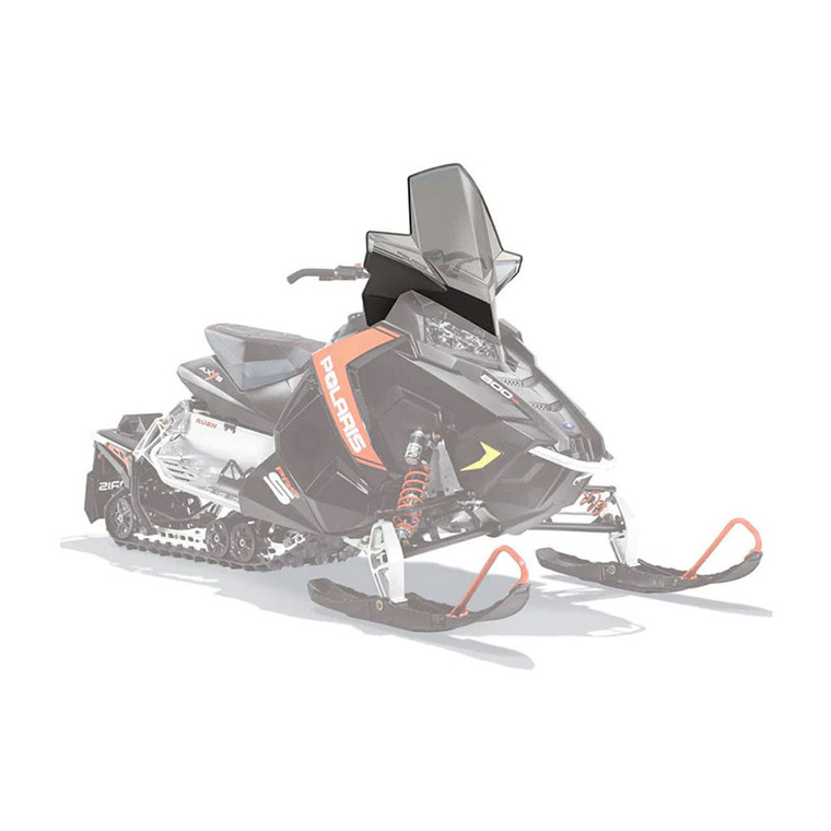 Polaris 2880395 Smoke Extra Tall Windshield RMK Rush Switchback Pro S