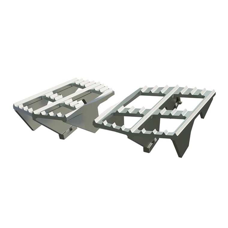 Polaris 2883571 Raw Passenger Footrests 2017-2020 SwitchBack Assault Indy 600 800 850 OEM