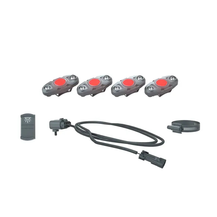 Polaris 2884683 Pro Armor PULSE Rock Lights Red RZR XP Ultimate Sport 1000