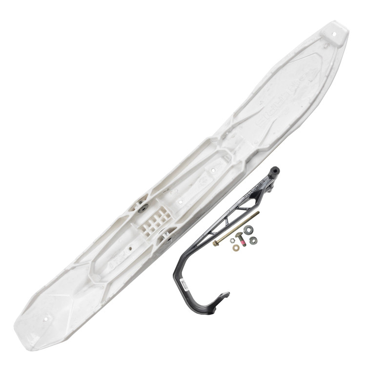 Polaris 2885164-133 White Pro Steer Ski w Hardware Genuine OEM for Snowmobiles