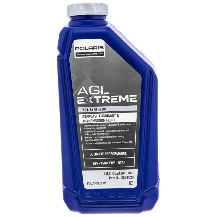 Polaris 2891028 AGL Extreme Synthetic Gearcase Transmission Oil 1 Quart 1 Pk