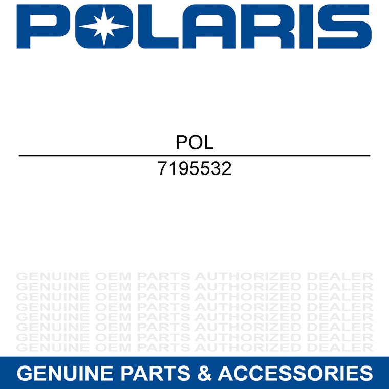 Polaris 7195532 Rear Mid Right Door Decal