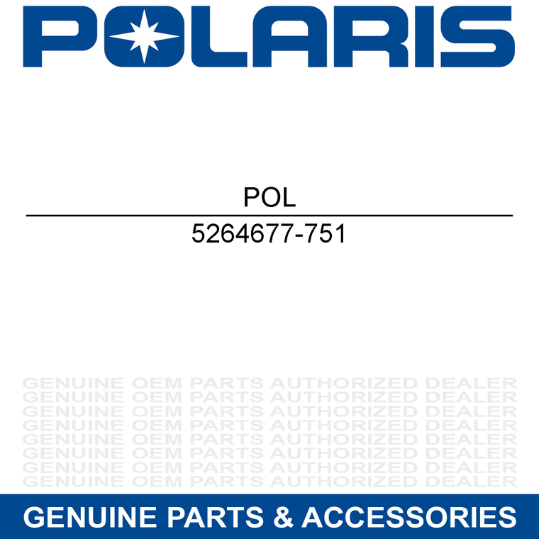 Polaris 5264677-751 Blue Right Hand Footrest Switchback XCR XC 850 600