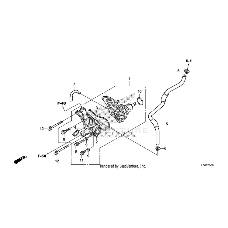 Honda - Bolt, Flange (6X45) - 95701-06045-07