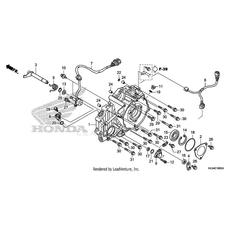 Honda - Washer, Thrust (12Mm) - 90452-166-600