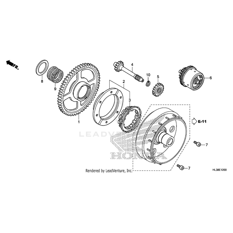 Honda - Bolt, Socket (8X12) - 90010-HN2-000