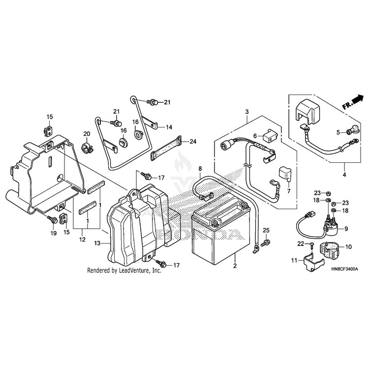 Honda - Bolt, Flange (6X20) - 90020-438-000
