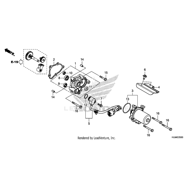 Honda - Bolt-Washer (6X16) - 90001-HL6-A00