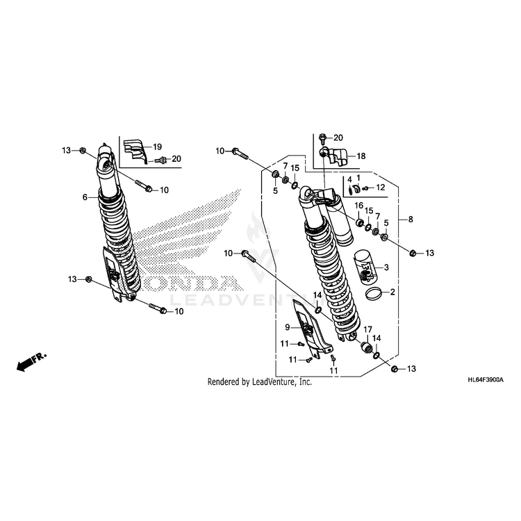Honda - O-Ring (16X5) - 52422-HL6-A01