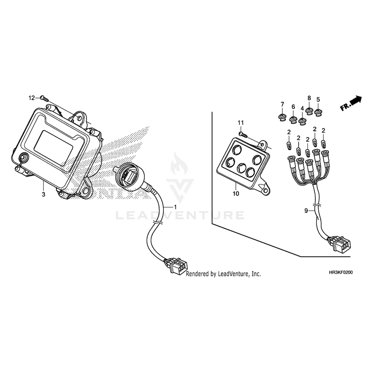 Honda - Lens, Reverse Indicator - 37567-HP6-A01