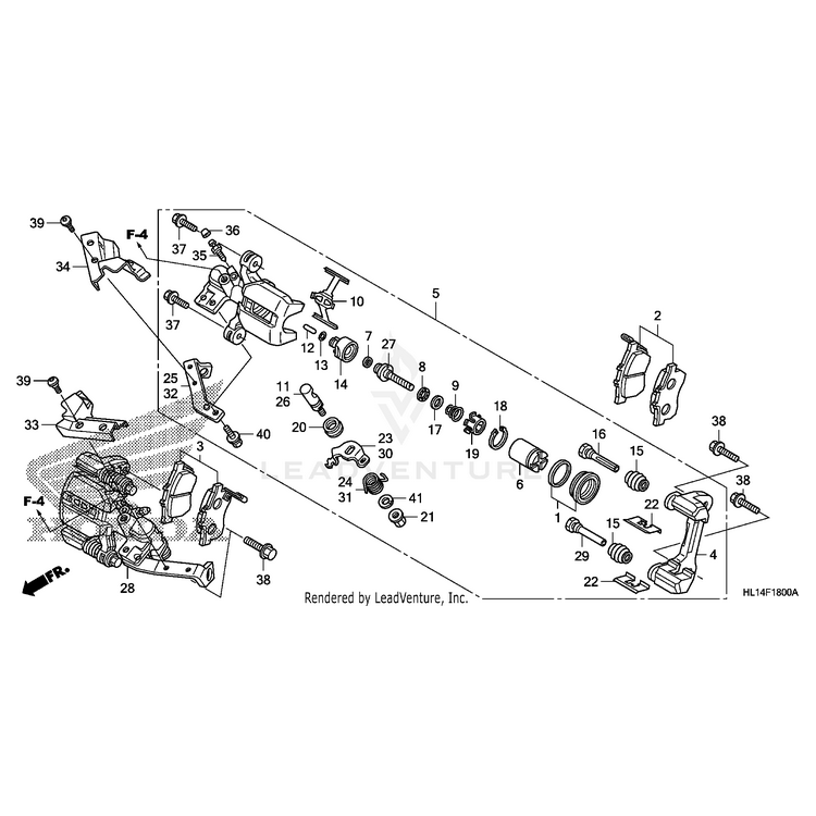 Honda - Spring, Right Return - 43266-HL1-A01