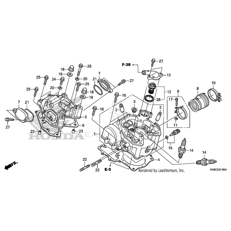 Honda - Band, Carburetor Insulator - 16219-HN8-000