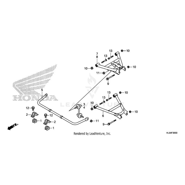 Honda - Link, Right Front Stabilizer - 51320-SNA-A02