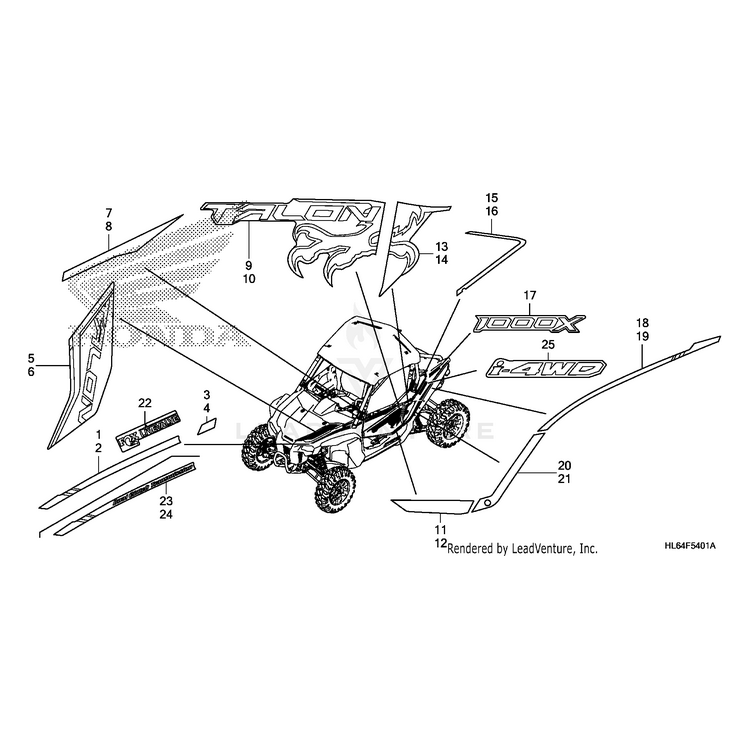 Honda - Mark B, Right Front Door (Type2) - 86633-HL6-A00ZA