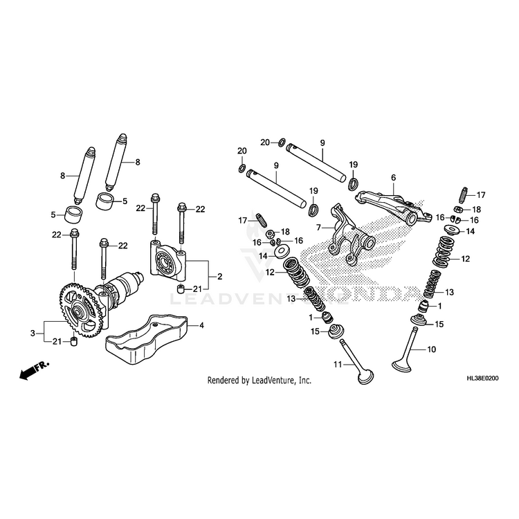 Honda - Valve, Ex. - 14721-HL3-A00