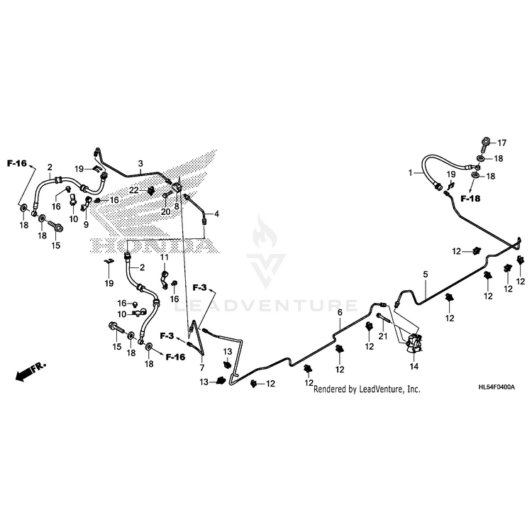 Honda - Valve Assembly, Proportioning Control - 46400-MFG-D21