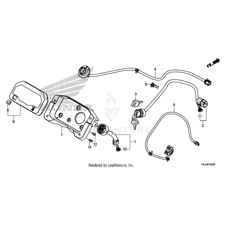Honda - Meter Assembly, Combination (Coo) - 37200-HL4-306