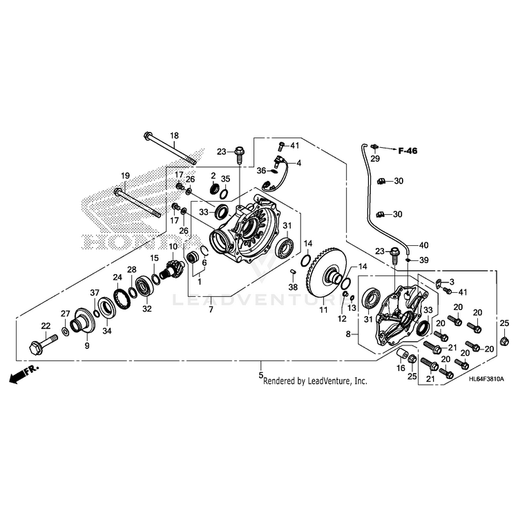 Honda - (For 91055-Hl6-A01) - 41300-HL6-A01